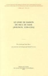 Le  livre de raison de Paul de Sade