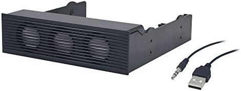 5.25" Front Panel Speaker with Bracket for 2.5"/3.5"/HDD/SSD
