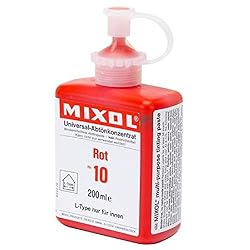 Mixol Universal Tints, Red Paint Colorant #10, 200ml