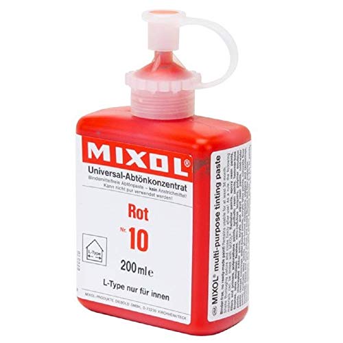 Mixol Universal Tints, Red Paint Colorant #10, 200ml