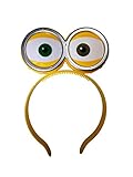 Nicky Bigs Novelties LED Light Up Eyeballs with Goggles Headband,One Size