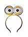 Nicky Bigs Novelties LED Light Up Eyeballs With Goggles Headband,One Size