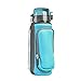 pH REVIVE Alkaline Water Bottle & Carry Case - Alkaline Water Filter - Alkaline Water Ionizer - Filtered Water Bottle - Water Filtration System, 25oz, 750ml (Aqua)