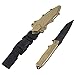 Toonol Tactical Rubber Knife Military Training Dagger Cosplay Funning War Game Knife Props Blade Rubber Fake Knives with Scabbard/Sheath