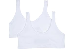 Hanes Big Girls Seamless Comfortflex Fit Cozy Pullover Bra 2-pack