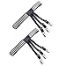 Shirt Stays Garter for Men Holder Straps Suspenders with 3 Non-slip Locking Clamps