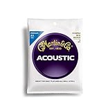 Martin M150 80/20 Acoustic Guitar Strings, Medium 3 Pack