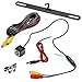 Car Backup Camera, Rear View Camera HD 12 LEDs Night Vision Reverse Camera 170° Viewing Angle, License Plate Back up Car Camera/Bracket Mount Reversing Camera (TTP-C19B)