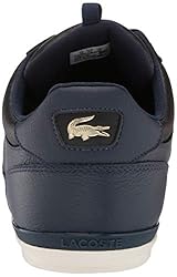 Lacoste Mens Chaymon Sneakers, Navy/Black, 9.5