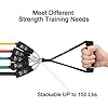 Resistance-Bands-Set-Women-Men-Stackable-Up-to-150-Lbs-Exercise-Bands-Fitness-Accessories-Bands-Portable-Home-Gym-Fitness-Pilates-Yoga-Equipment-Latex-Elastic-Bands-5-Levels-for-Whole-Family Resistance Bands Set Women Men, Stackable Up to 150 Lbs Exercise Bands Fitness Accessories Bands, Portable Home Gym…