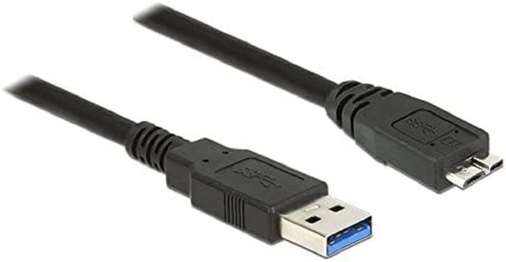 DeLOCK Cable USB 3.0 Type-A Male to USB 3.0 Type Micro-B Male 1.5 m Black