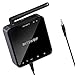 BlitzWolf Bluetooth 5.0 Transmitter Receiver, 164ft Long Range 2 in 1 Bluetooth Adapter, Support aptX HD, Low Latency, Dual Stream, 17-Hour Play Time for TV Home/Car Stereo System