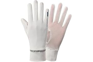 Summer Driving Gloves Women Anti-UV Protection Sunscreen Touchscreen Cooling Mesh Breathable Gloves Cycling Riding Full Palm 