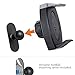 iBOLT miniPro Window / dash car mount for iPhone 5, 5c, 5S, iPhone 6, Samsung Galaxy S5 S4, Note 3, 4 & HTC One M8, works with protective cases.