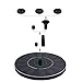 ROADTEC Solar Fountain Pump for Bird Bath, Free Standing Floating Solar Water Fountain Submersible Solar Water Pump Kit for Small Pond, Pool, Fish Tank and Garden Decoration, 1.4W