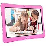 10 Android Tablet, 10.1" Inch 1080p Full HD Display Android 7.0, 2GB+32 GB, Dual Camera Front 2MP+ Rear 5MP, Bluetooth and WiFi Blue Kid-Proof Case(Pink)