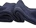 Yomandamor Men's 5 Pack Bamboo Mid-Calf Dress Socks,Size 10-13(Navy)