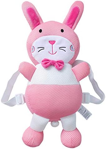 Baby Toddlers Head Protective Adjustable Safety Pads Cushion Baby Back Protection Prevent Adjustable Infant Age 4-24 Months (Pink Rabbit, 4-24M)