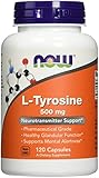 Now Foods L-Tyrosine 500mg, 120-Capsules