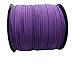 Pamir Tong Faux Leather Cord for Jewelry Making 100 Yards 2.6mm Thin Suede String Rope Purple Bracelet Cords DIY Crafts String for Necklace-Dream Catcher Supplies-Hat- Walking Stick