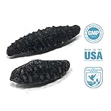 SB Organics Black Stone Small - Wild Caught Sea Cucumber Dried All Natural Nutritious - 8 oz.