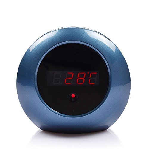 CBINHUANG HD 1080P Hidden Camera Alarm Clock Home Security Cam Loop Video Recorder Remote Controller Operation