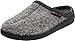 Haflinger Unisex AT Boiled Wool Hard Sole Slipper, Grey Speckle, 38 EU (Women's 7 M US/Men's 5 D US)