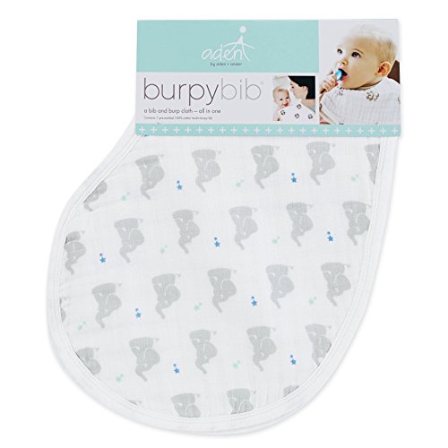 aden + anais Essentials Burpy Bib; 100 Cotton Muslin; Soft Absorbent 4