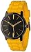 New Geneva Yellow w/ Black Silicone Watch