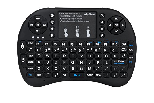 MyGica KR-800 RF Wireless QWERTY Keyboard with Backlit keys | TouchPad for Air Mouse Function