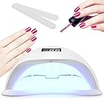 MiroPure 36W UV LED Nail Lamp with 4 Timer Setting and 2 Nail Files