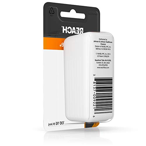 Reach Dentotape Waxed Dental Floss with Extra Wide Cleaning Surface for