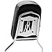 Backrest/Sissy Bar with Leather Pad Back Rest Seat Compatible with 1996-2005 Kawasaki VN800 Vulcan Classic Chrome Metric Cruisers Motorcycle