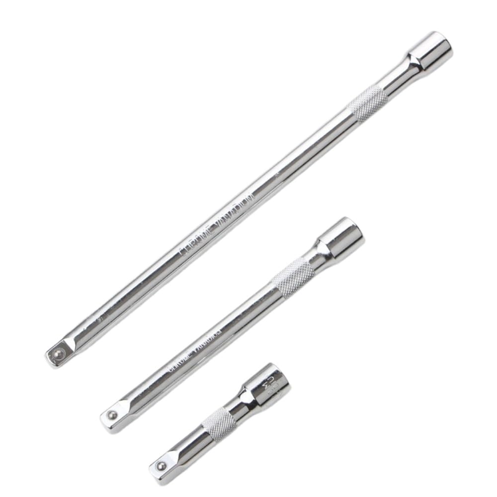 Photo 1 of 3/8" Drive Socket Extension Bar Set, Professional Socket Extension Set Include 3, 6, and 10 Inch Extensions, Premium Cr-V Steel Construction