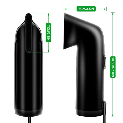 Hair Dryer Ionic Powerful Salon Blow Dryer Ceramic Infrared Ion Hair Blow Dryer Professional Hair Dryers Hair Styling Tools(2019New-Black)