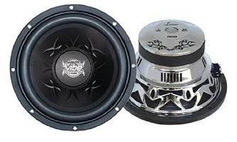 Lanzar VW10D Vibe 10-Inch 1200 Watt Dual 4 Ohm Chrome Subwoofer