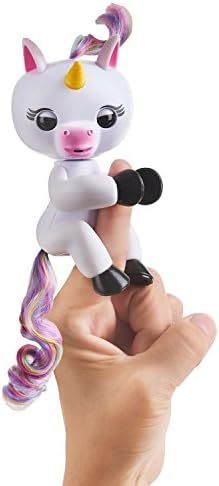 Fingers Interactive Baby Unicorn, Pet Kids Smart Colorful Fingers Smart Induction Electronic Toys, Mini Smart Sensor Finger Horns Horse Toy plaything bauble knickknack for Kids Children