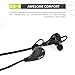 Silicon Devices Wireless Bluetooth Earbuds for Running - Sports Sweatproof Workout Comfort+ Headphones