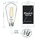 Ascher Dimmable Vintage LED Edison Bulbs 60 Watt Equivalent, Eye Protection Led Bulb with 95+ CRI, Daylight White 4000K, ST58 Antique LED Filament Bulbs, E26 Medium Base, Pack of 4