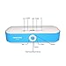 Bluetooth Speakers, IWAVION Wireless Portable Speaker Super Bass with Dual Drivers Sound Loud Music Player Build-in Mic Compatible with iPhone/iPad/Android Smart phones and more … (002-Blue)