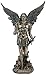 US 13.63 Inch Archangel - Zerachiel Cold Cast Bronze Sculpture Figurine