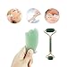 Jade Roller & Gua Sha Massage Tool Set, Jade Roller for Face, 100% All-Natural jade, Highly Potent, Anti Aging Wrinkle, Facial Massager Therapy, Clears Toxins, Reduces Puffiness