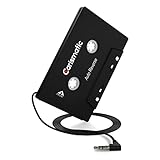 Carismatic 3.5mm Stereo Plug Universal Audio Cassette Adapter for iPhone/Android/Smartphones - Black