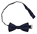 JAIFEI Toddler Kids 4 Clips Adjustable Suspenders and Matching Bow Tie Set (Navy)