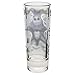 Zak Designs NBCC-S431 Nightmare Before Christmas 4-piece Set of 2 oz. Mini Glasses, Jack Skellington & Sally, 4-piece set