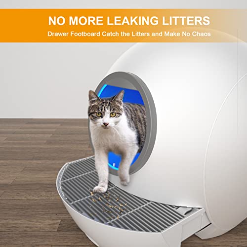 Hillpig SelfCleaning Cat Litter Box Extra Large Automatic Cat Litter
