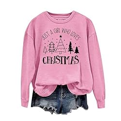 Funny Christmas Shirts for Women Long Sleeve