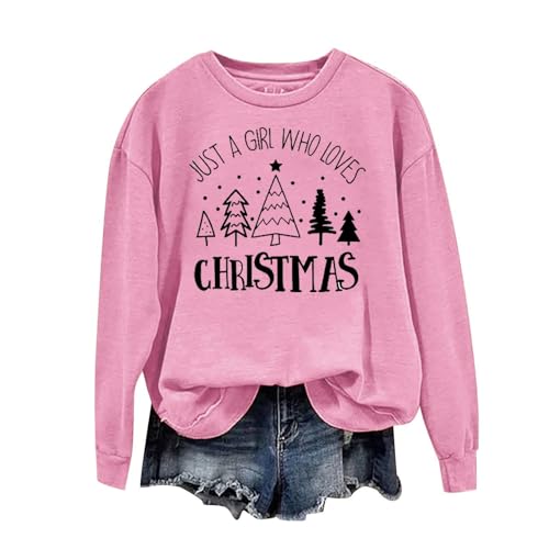 Funny Christmas Shirts for Women Long Sleeve
