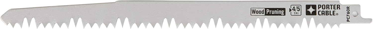 PORTER-CABLE Pruning Reciprocating Saw Blades, 9-Inch, 3-Pack (PC760R) - - 