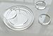 MEYA Set of 15pcs High Clear Blank Acrylic Discs ,Acrylic Round Sheet With Hole 1/8